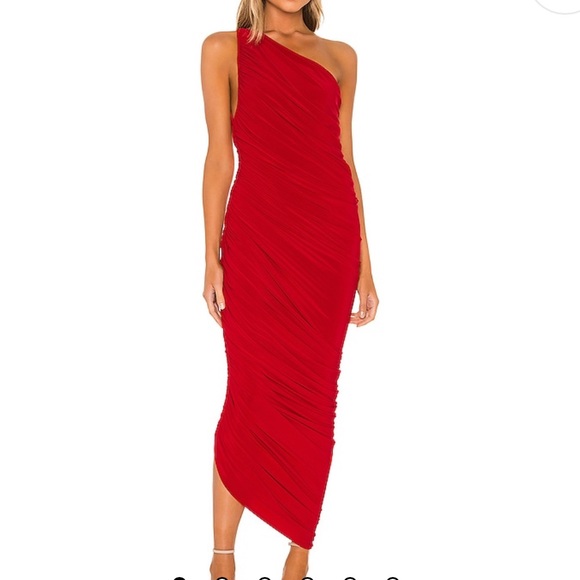 Norma Kamali Dresses & Skirts - Norma Kamali Diana Gown in Red